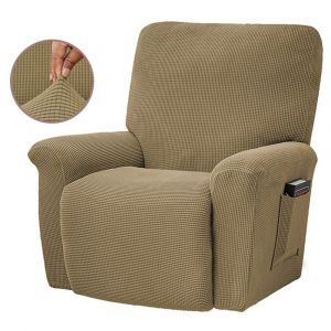Housse extensible pour fauteuils inclinables manuels et &eacute;lectriques, lavable en machine, convient &agrave; diff&eacute;rentes tailles - Neuf