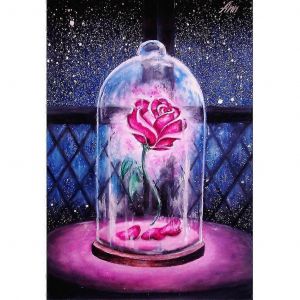 Fleur De Verre 5d Bricolage Complet Drill Diamond Paint Broderie Pour Cross Stitch Kit Roo - Neuf
