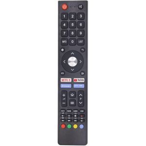 VornixorSarlshop-T&eacute;l&eacute;commande pour Chiq Changhong UHD TV U55H7N L32H7N L40H7N L43H7N L50H7N L55H7N GCBL-TV02BDBIR U58H7N U43H7N U50H7N pour Saba SA24S46A9 SA32S67A9 SA40S67A9-Aucune Configuration req - Neuf