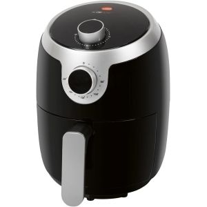 lbgwp60-Fr 3769 H Friteuse À Air Chaud | Capacité De 1,8 Litres | Pour Frites, Ailes De Poulet, Etc. | 1000 Watts | Faible Dégagement De Fumée Et D'Odeurs | Noir/Argenté - Neuf