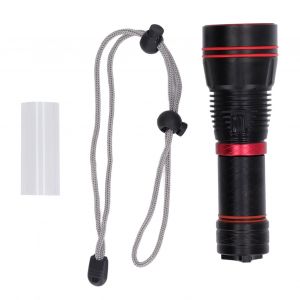 Hjlian Lampe De Plongee 1200?¡Ãc, Etanche Ipx8, Intensite Variable, En Alliage D'aluminium, Ideale Pour La Peche Et Le Camping - Neuf