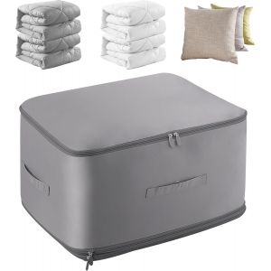 Organisateur d'Auto-Compression Ultra peu Encombrant,&iquest;Organiseur Ultra Compact &agrave; Auto-Compression,Pour Couettes,V&ecirc;tements,Couvertures(Gris,52x42x25CM) - Neuf
