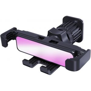 KAL-Support Telephone Voiture Grille A&eacute;ration, Support Universel De T&eacute;l&eacute;phone Portable Pour Voiture, Compatible Avec Tous Les Smartphones, Clip Ventilation Rotation 360&deg; Avec 2 Clips(Rose) - Neuf