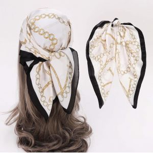 Cheng-Femme Foulard Soie Ressentir Carré Foulards Satin De Soie Mouchoir Echarpe - Neuf