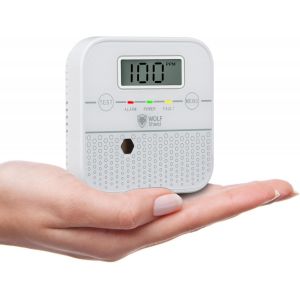 Détecteur De Monoxyde De Carbone Pile Scellée 10 Ans D'Autonomie Mini Détecteur De Co Portable Avec Affichage Bouton Test Silence Pour La Maison, Le Camping-Car Et Plus Encore[MAT790539] - Neuf