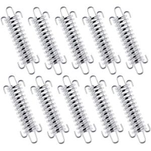 Yemaesre-Tente Corde Résistante, 10pcs Boucle De Corde Pour Tente En Acier Inoxydable Pour La Randonnée Camping Pêche Pique-Nique Voyage - Neuf