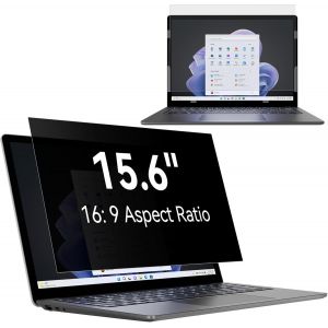 acdsgd-Filtre de Confidentialit&eacute; 15.6 Pouces Aspect 16:9, Film Ecran Ordinateur Confidentialit&eacute; Portable Compatible avec Lenovo/ThinkPad/Acer/Dell/HP/Asus/Sony, Amovible Anti-Lumi&egrave;re Bleu Protection Ecran PC - Neuf