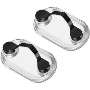 Porte-Lunettes Magnétiques, 2 Pièces, Noir, Mini Porte-Lunettes, Original, Clip Magnétique, Pour Lunettes De Soleil, Vision, Presbytie, Sécurité, Lecture, Écouteurs, Hommes Et Femmes - Neuf