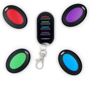 KAL-Localisateur D'Objets (Cl&eacute;s, Portefeuilles...) Porte Cl&eacute;s Siffleur Key Finder (4 R&eacute;cepteurs) - Neuf