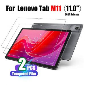 Film En Verre Tremp&eacute; Pour Lenovo Tab M11 2024,11 Pouces,Duret&eacute; 9h Hd,Anti-Empreintes Digitales,Protecteur D'&eacute;cran Premium,Film De Protection.2pcs Tempered Glass. - Neuf