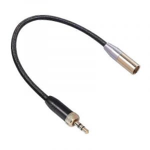 Câble de micro audio Filetage interne 3,5 mm mâle vers MINI XLR 3PIN Câble adaptateur pour appareil photo reflex Audio Cabl - Neuf