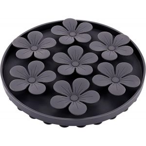 Cmws-Gamelle Anti Glouton Chien, Slow Feeder Pour Animaux Chat/Chien En Silicone Caoutchouc Doux Mignon En Forme De Fleur - Neuf