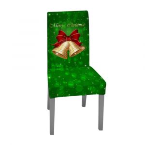 Housses de chaises de salle &agrave; manger extensibles, amovibles et lavables pour No&euml;l, id&eacute;ales pour prot&eacute;ger votre salle &agrave; manger. - Neuf