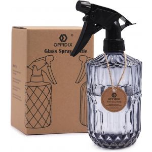 KALANKA-Brumisateur portatif en verre avec buse réglable pour jardinage intérieur et extérieur ou nettoyage de la maison Gris 0,43 l - Neuf