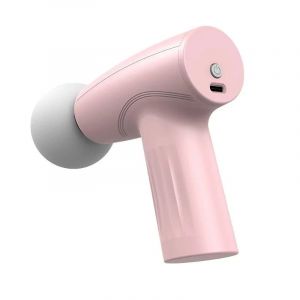 (Pink) Mini Pistolet De Mas Musculaire Rose,Pistolet De Mas Portatif Pour Tissus Profonds,Pistolet De Thérapie,Pistolet De Fascia,Masseur Portatif Pour Tissus Profonds - Neuf