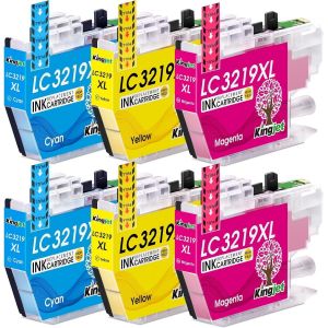 Lc3219Xl Lc3217 Cartouches D'Encre Pour Brother Lc3219Xl Compatible Pour Brother Mfc-J5330Dw Mfc-J5335Dw Mfc-J5730Dw Mfc-J5930Dw Mfc-J6530Dw Mfc-J6930Dw Mfc-J6935Dw(2 Cyan, 2 Magenta, 2 Jaune) - Neuf