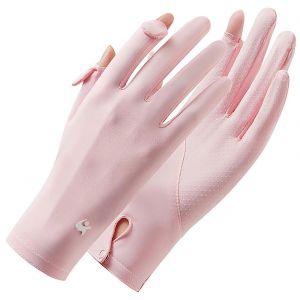 Mitaines Froid de la Glace Soyeux Gants de protection Solaire pour l'&Eacute;t&eacute; Conduite, Protection UV, Tissu L&eacute;ger, Respirant, Ajustement R&eacute;glable - Neuf