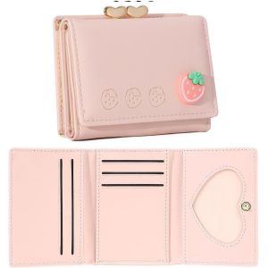 Portefeuilles Femme Cuir Porte Monnaie,Petit Porte Monnaie Femme Avec Titulaire De La Carte De Cr&eacute;dit Cash Id,Portefeuilles Et Porte-Cartes Femme,Portefeuille Femme Cuir,Porte Carte Femme - Neuf