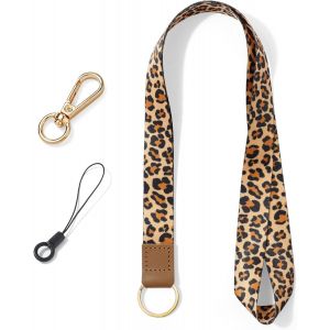 CAUC-Lani&egrave;re de Poignet, Porte-cl&eacute;s Lani&egrave;re, Cordon de Poignet Cordons pour Cl&eacute;s Dragonne de Lani&egrave;re Avec Anneau en M&eacute;tal et Boucle D Petit Cordon pour Voiture Cl&eacute; ID Badge Carte - Neuf