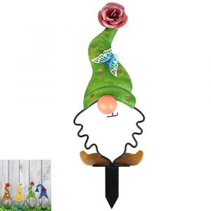 Nain De Jardin En M&eacute;tal &Agrave; Piquer Pour D&eacute;corer Terrasse Et Pelouse - Neuf