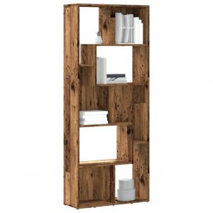 Bibliothèque Vieux Bois 67x24x161 Cm Bois D'ingénierie - Neuf