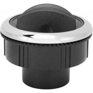 Ventes promotionnelles Ventilation de climatisation 87 mm &Eacute;vent ABS Housse plaqu&eacute;e pour camping-car Rond &agrave; usage g&eacute;n&eacute;ral Camping-car bateau bus voiture - Neuf