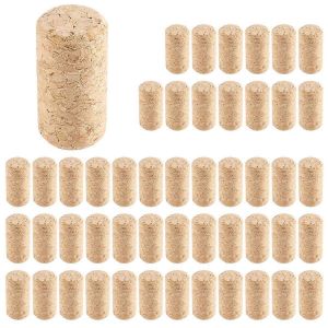50 Pcs Bouchons De Liège,Bouchons De Liège De Bouteille De Vin Pour Bouteilles De Bière De Vin - Neuf