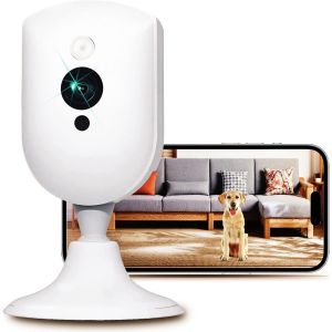 Camera Surveillance Wifi Interieur, Camera Bebe Surveillance 4Mp Pour La Maison, Alarme Humaine/Son/Mouvement, Camera Vision Nocturne Animaux Avec App, Moniteur Pour Bébé Avec Caméra - Neuf