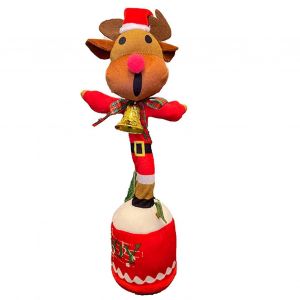 Danse imitant le jouet parlant Jouet de Noël en peluche pour les enfants en bas âge Cadeau - Neuf