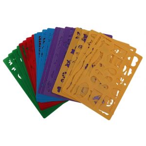 20 Pcs Enfants No&euml;l Halloween DIY Dessin Pochoirs Planche creuse Set pour enfants Peinture plastique - Neuf