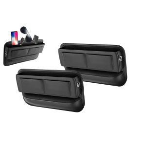 Lot de 2 organisateurs de rangement pour si&egrave;ges auto, pour t&eacute;l&eacute;phones et petits objets, bo&icirc;te de rangement en similicuir PVC - Neuf