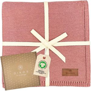 Tianyi-® Couverture Bébé - 100% Coton Bio - Gots - Couverture Nouveau-Né - Pour Toute L'année - Couverture Tricotée Pour Fille Et Garçon - Equipement De Première Qualité - Cadeau (Baies) - Neuf