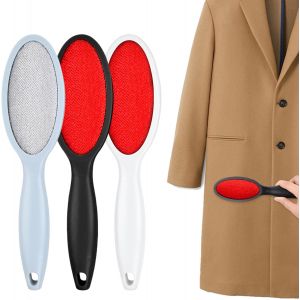 MEVRONISSHOP-Lot de 3 Brosses &agrave; Peluches Double Face R&eacute;utilisables, Brosse Textile de Nettoyage, Brosse Anti-Poils en Velours pour V&ecirc;tements, Canap&eacute;s, Meubles et Poils d&iquest;Animaux, pour Maison et Voyag - Neuf