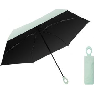 Clicksell-Mini Parapluie Pliant Compact Poche Portable Ombrelle De Voyage, Anti-Uv, Étanche, Résistant Au Vent, Léger, Solide, Pour Homme Et Femme, Diamètre 90 Cm - Neuf