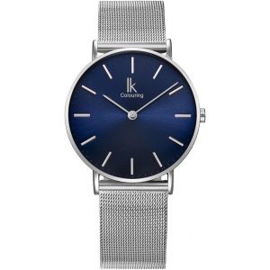 Ik Slim &Oslash;36mm Montre Hommes Femmes Ultra-Mince Bracelet Maille.[J253] - Neuf