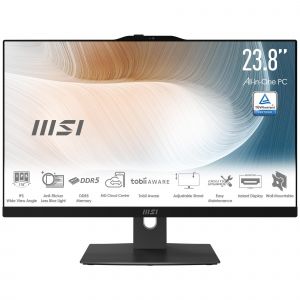 MSI Modern AM242TP 1M-1857FR Intel Core 5 120U 23.8" 1920 x 1080 &Eacute;cran tactile PC All-in-One 16 Go DDR5-SDRAM 500 Go SSD Windows 11 Pro Wi-Fi 6E (802.11ax) Noir - Neuf