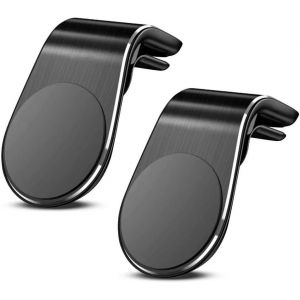 ChicSlick-2 Pcs Magn&eacute;tique Support Aimant T&eacute;l&eacute;phone Pour Voiture Compatible Avec Tous Les Smartphones Accessoire Int&eacute;rieur Polyvalent[X288] - Neuf