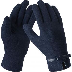Gants D¿Hiver En Tricot À Écran Tactile - Gants En Laine Épaisse Et Chaude - Neuf