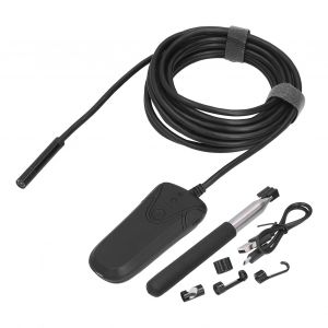 XYONG Endoscope WiFi semi-rigide et etanche IP68, 200 W, micro USB 5 V, 3,5 m - Neuf