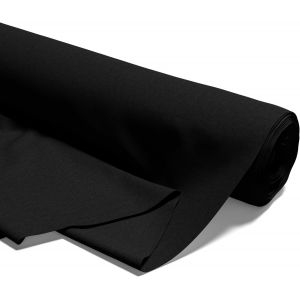 Tianyi-Tissu Au Metre Coton 0.5 M X 160 Cm - Tissu Pour Couture Decoration Et Loisirs Creatifs Ideal Pour Vetements Ameublement Accessoires Et Projets De Couture Diy Oeko-Tex 2. Noir - Neuf