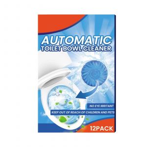 Paquet De 12 Blocs De Nettoyage Des Taches De Toilette Multifonctionnel Sans Odeur Tablette De Nettoyage De Toilette Pour Salle De Bain - Neuf