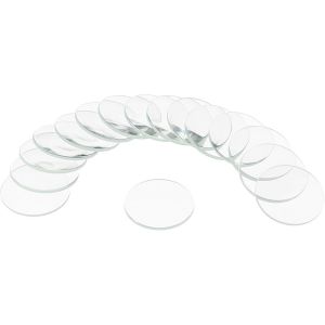 Kal-16pcs Verre De Montre En Cristal, 24mm Lentilles De Verre Rondes Uniques Pour Le Visage De Montre, Pièces De Rechange Pour Réparateur De Montres, Clair - Neuf