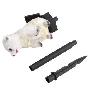 Hjlian Lampe Solaire A Led En Forme D'animal, Veilleuse Etanche Pour Jardin, Allee, Cour, Pelouse - Neuf
