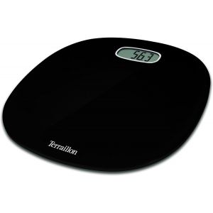 lbgwp60-Balance Pèse Personne Électronique 'Pop First' - Ultra-Plat, Marche/Arrêt Automatique, Grand Écran Lcd - Portée 160Kg - Noir - Neuf