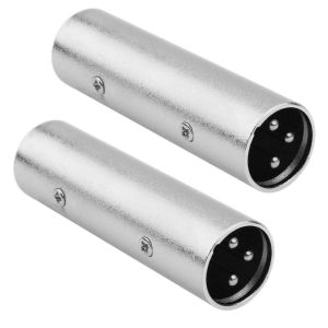 ChenQuanSarl-Xlr Adaptateur Mâle À Mâle, 3 Broches Xlr Pr Adaptateur, Xlr 3 Broches Mâle À 3 Broches Mâle Microphone Câble Adaptateur - Lot De 2 Adaptateurs - Neuf