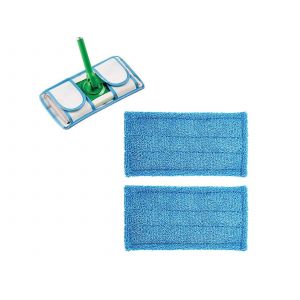 Recharges de lingettes microfibres pour balai plat Swiffer - Lot de 2 - Neuf
