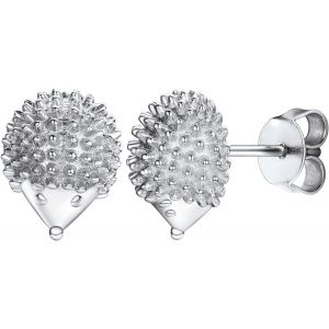 Boucle D'oreille Animal Femme Argent 925 Plaqué Or Clous Et Puces/Pendante/Créoles Forme Chien/Chat/Tortue/Hérisson Bijoux Pour Fille.[X2474] - Neuf