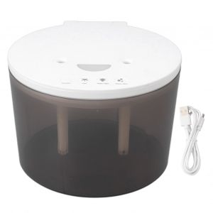 Hjlian Humidificateur A Brume Fraiche Uvc, Reservoir D'eau De 3 L, Humidificateurs D'air Silencieux Pour Chambre A Coucher, Grande Piece, Chambre De Bebe, Double Buse, Arret Automatique, Rond - Neuf
