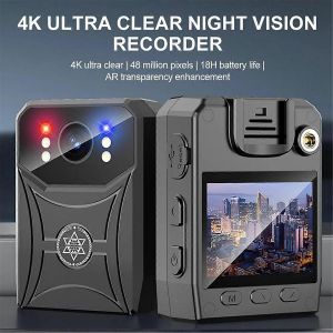 4K Mini caméra de police Caméscope enregistreur vidéo numérique avec WiFi - Neuf