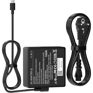 Chargeur USB C 100W Ordinateur Portable pour ASUS ROG Ally X Ally Dock ROG Flow X13 Z13 GV301 GV302 GZ301 ZenBook 14 14X UX5400 UX5401 Strix G18 G17 G16 G15 Zephyrus G16 G15 G14 Type C Adaptateur - Neuf